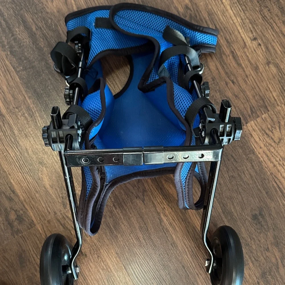 Dog Wheelchair Harness with Black Straps